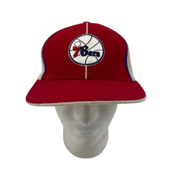 Vintage Philadelphia 76ers Hat Mens XL Extra Large Wool Blend Twins Enterprises - Picture 1 of 10